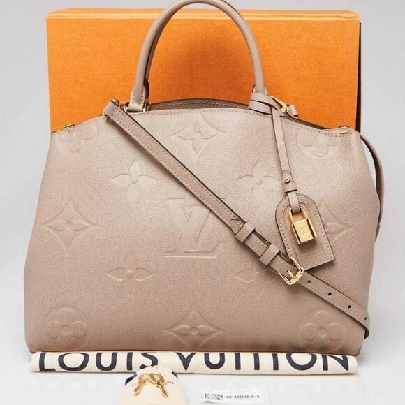 Louis Vuitton Turtledove Monogram Empreinte Leather Grand Palais MM Bag - Picture 2 of 9